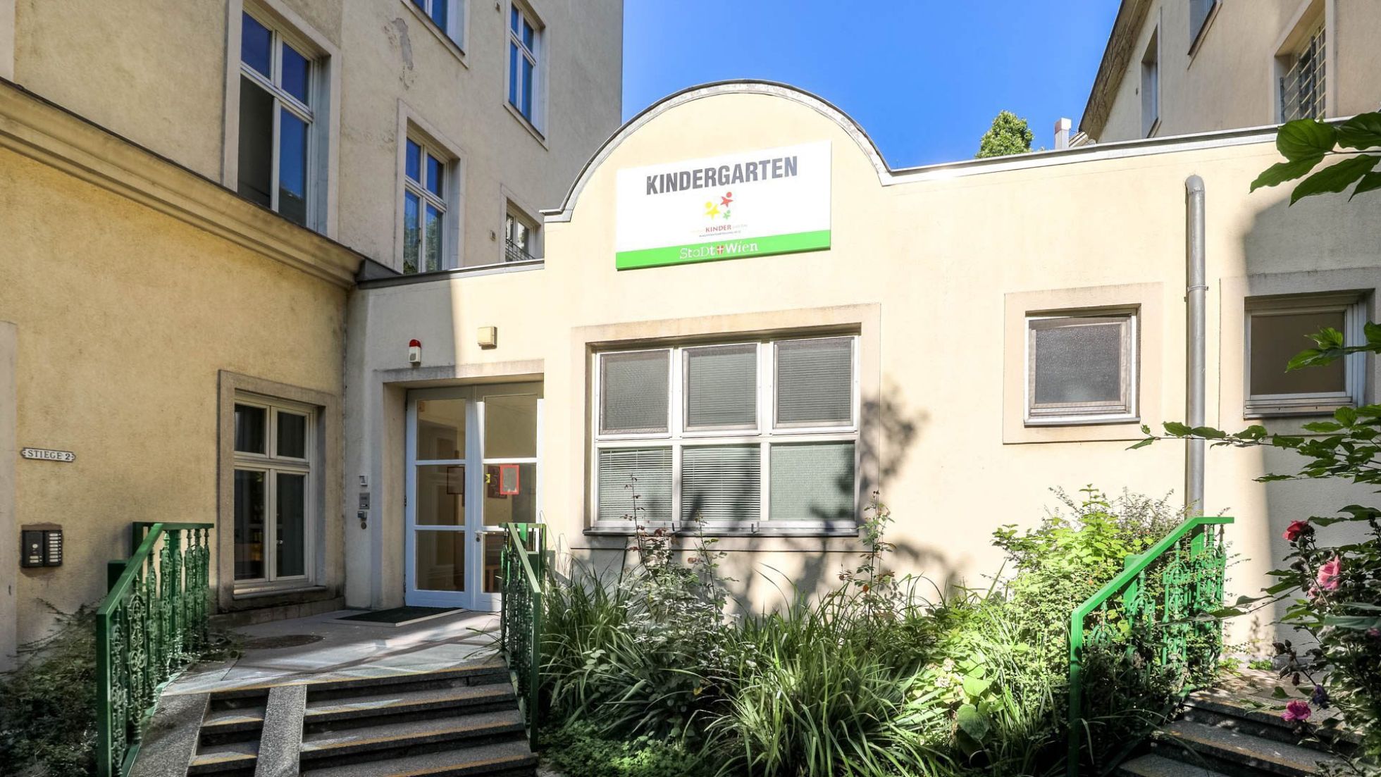 copyright: MA10/Christian Fürthner Gebäude Kindergarten Lazarettgasse 6-8