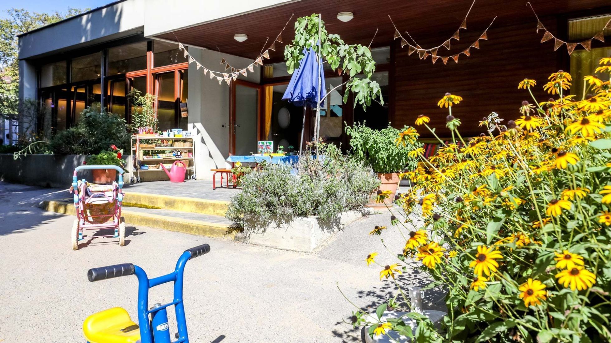 copyright: MA10/Christian Fürthner Außenbereich Kindergarten Währinger Gürtel 16AKH