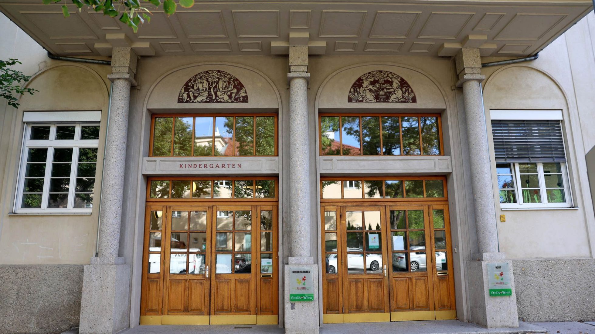 copyright: MA10/VOTAVA Gebäude Kindergarten Hasenleitengasse 9/Haus 2