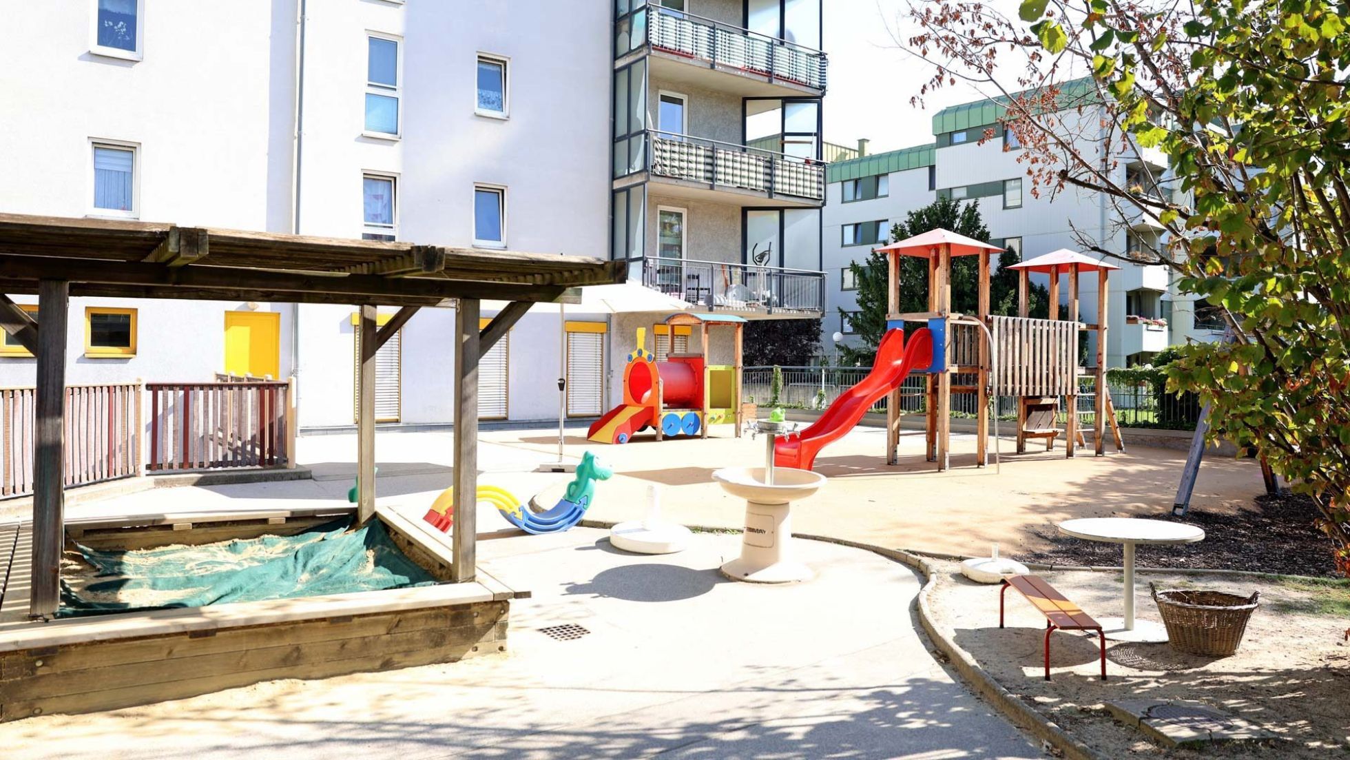 Außenbereich Kindergarten Simmeringer Hauptstraße 30-32