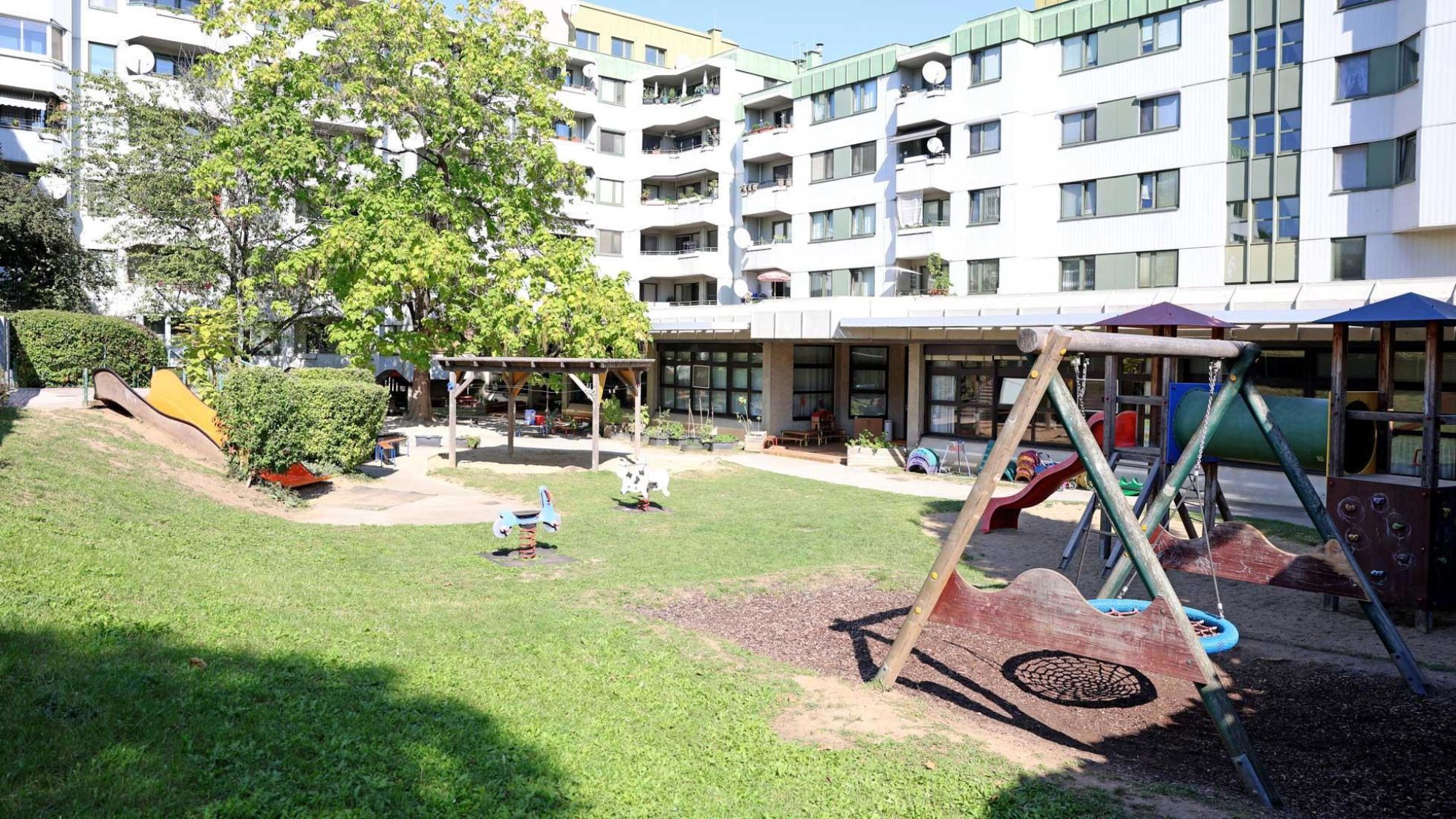 Außenbereich Kindergarten Simmeringer Hauptstraße 34-40