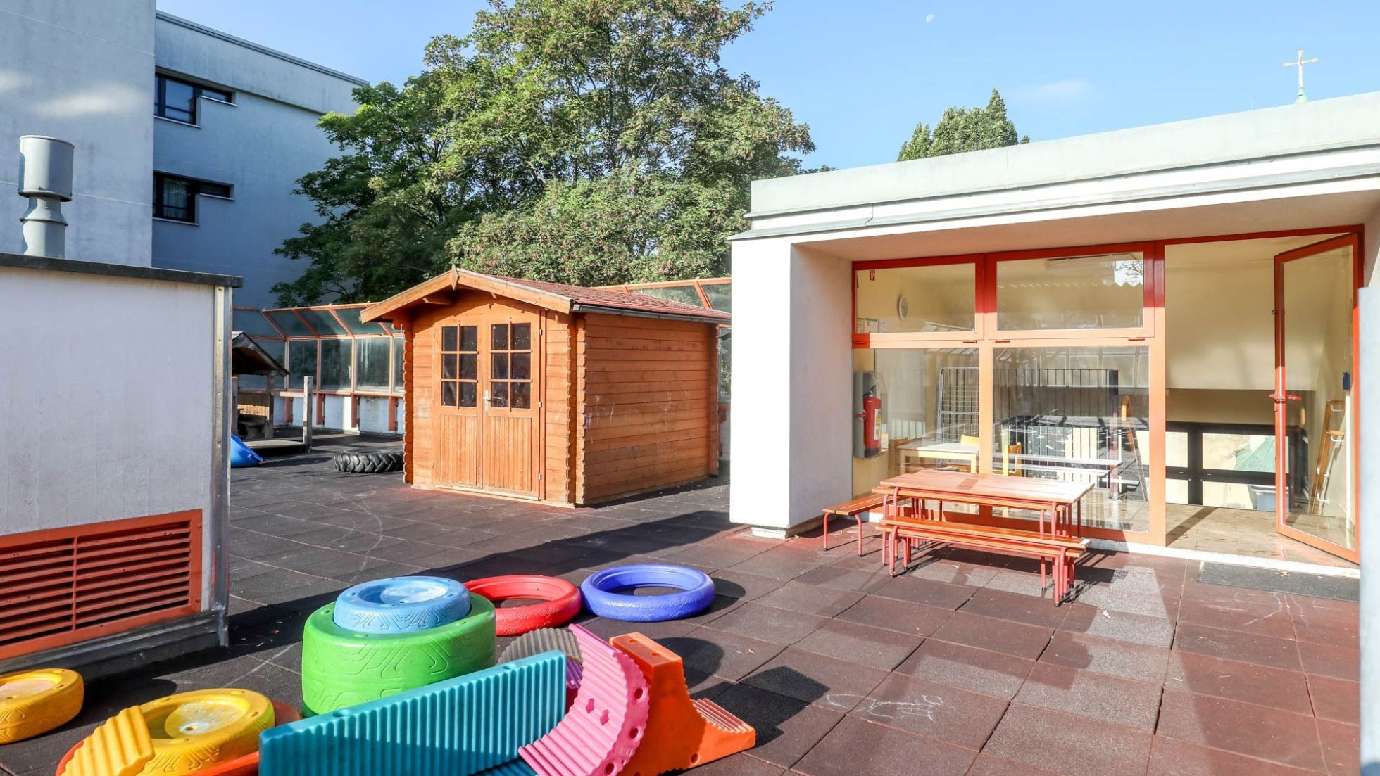 Außenbereich Kindergarten Gersthofer Straße 125-127