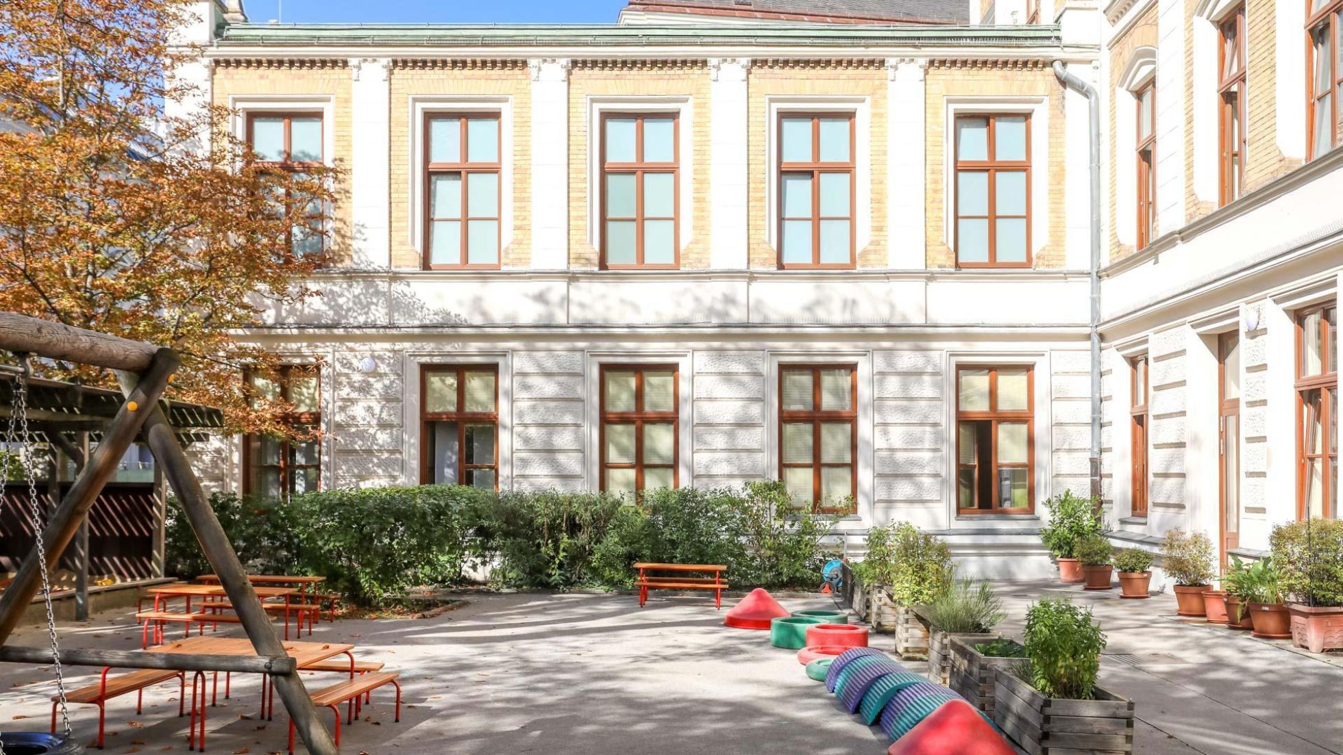 Außenbereich Kindergarten Staudgasse 78