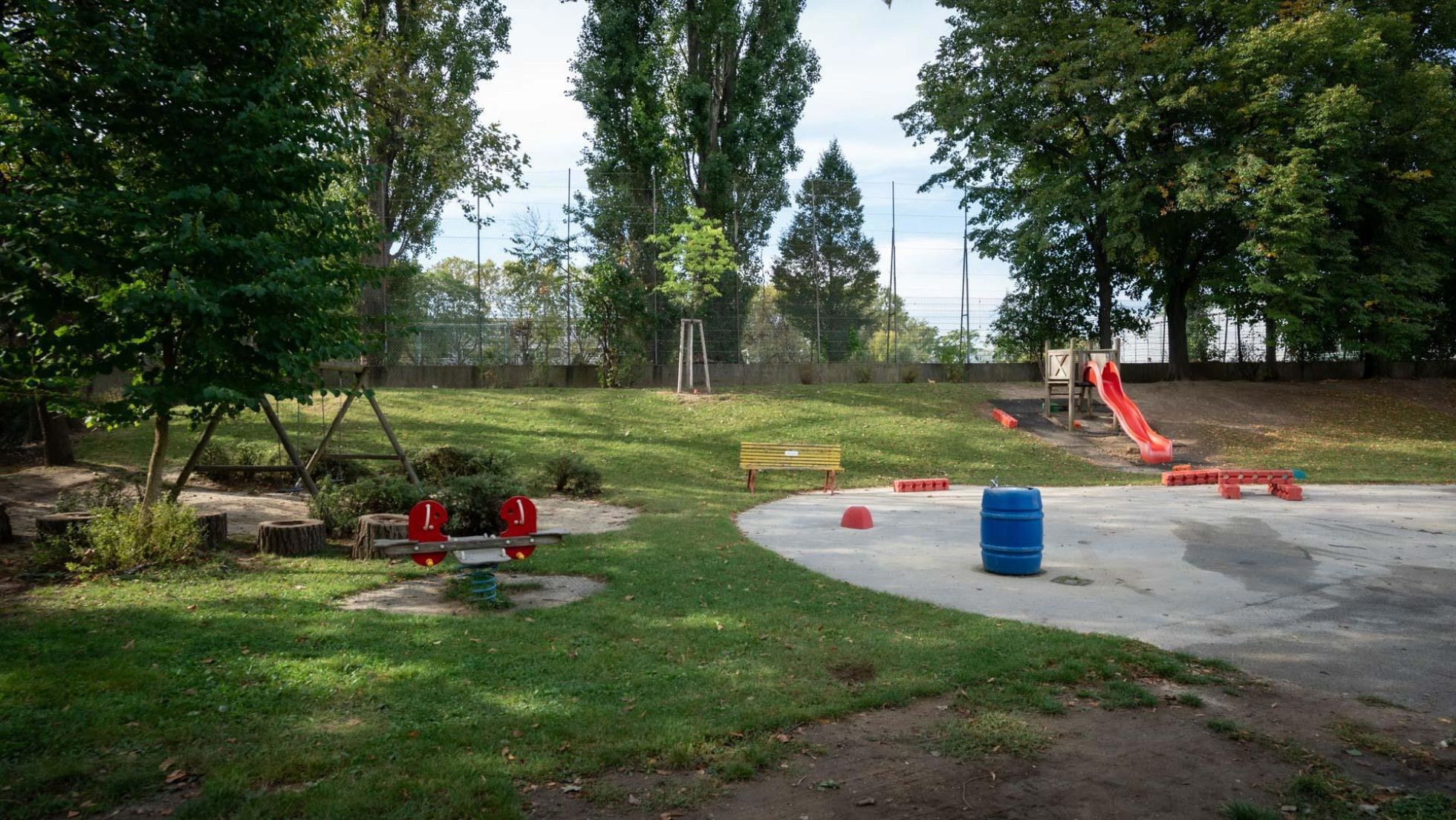 copyright: MA 10/ DAVID BOHMANN Außenbereich Kindergarten Wirerstraße 18