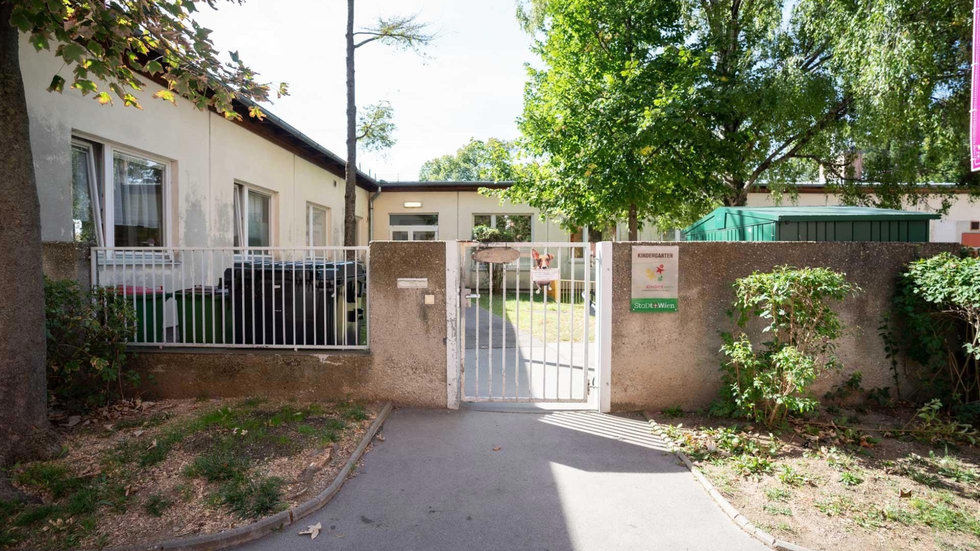 copyright: MA 10/ DAVID BOHMANN Gebäude Kindergarten Gimniggasse 1