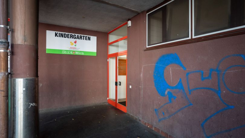 Gebäude Kindergarten Laxenburger Straße 90a