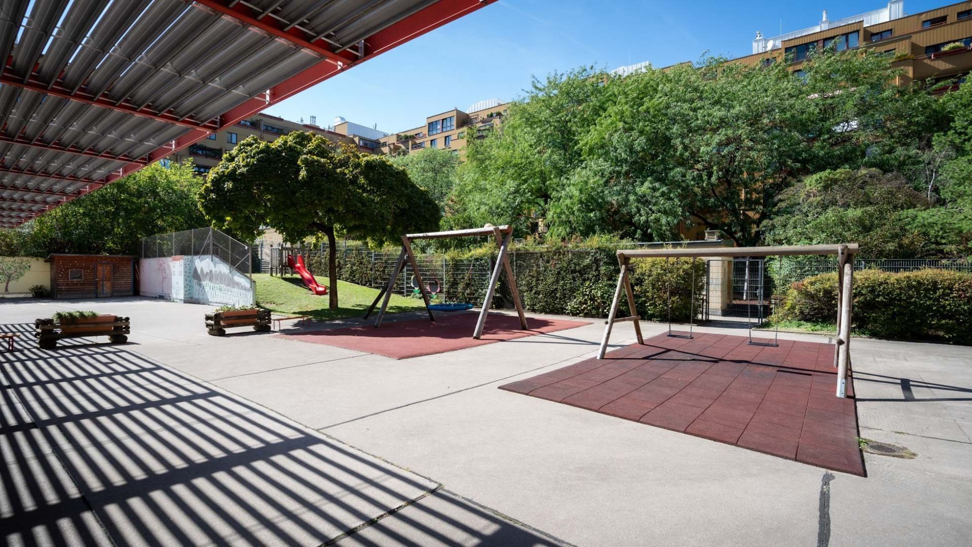 Außenbereich Kindergarten Laxenburger Straße 90a