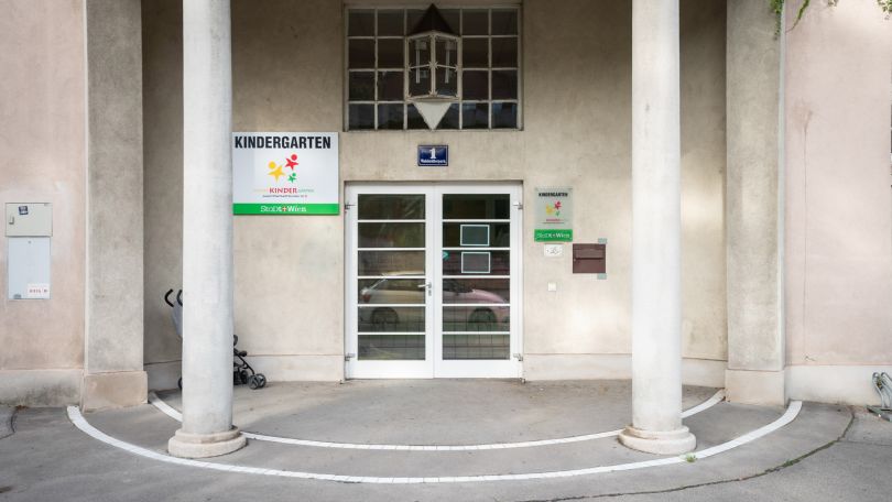 copyright: MA 10/ DAVID BOHMANN Gebäude Kindergarten Waldmüllerpark 1