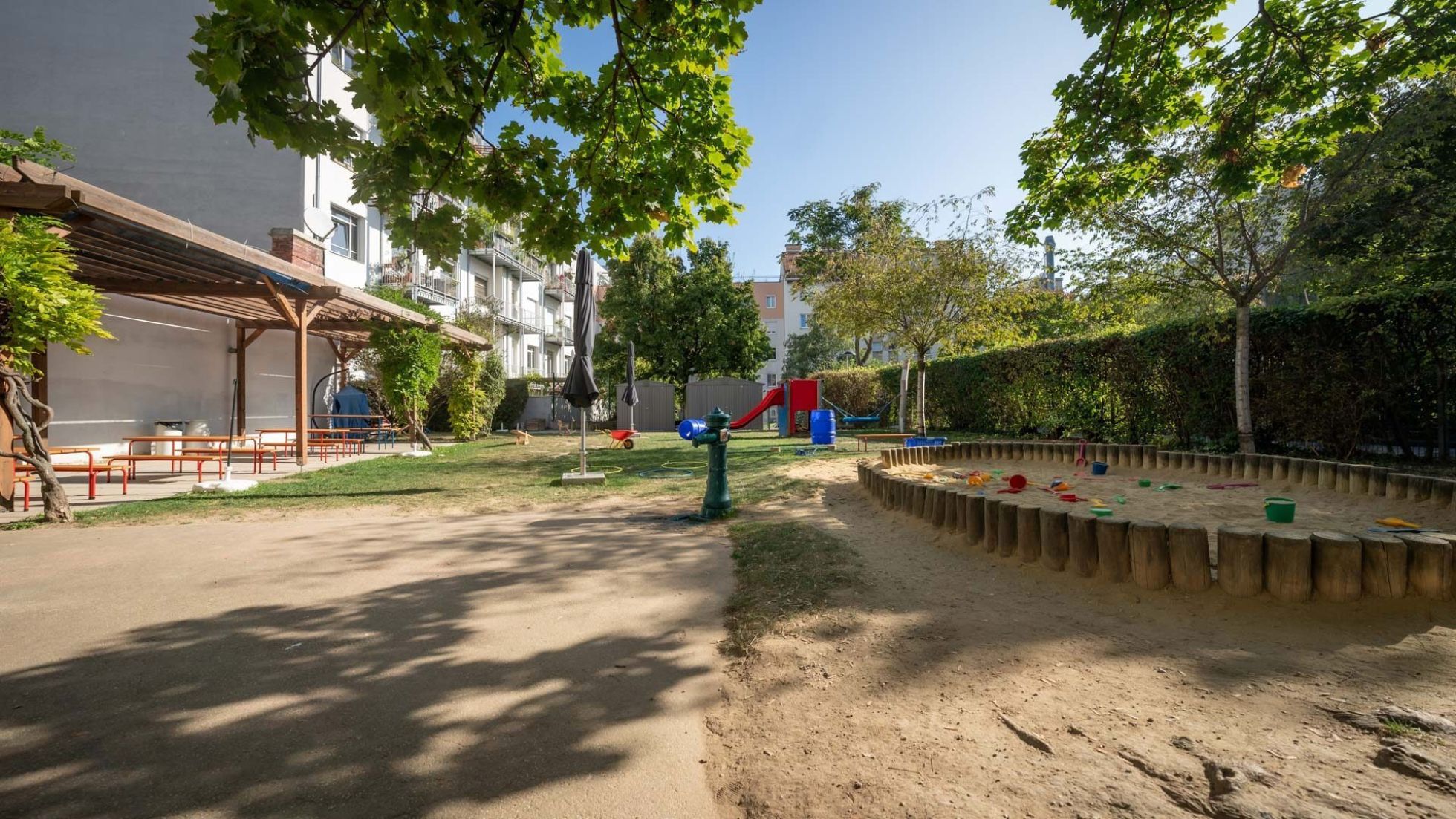 Außenbereich Kindergarten Haebergasse 1