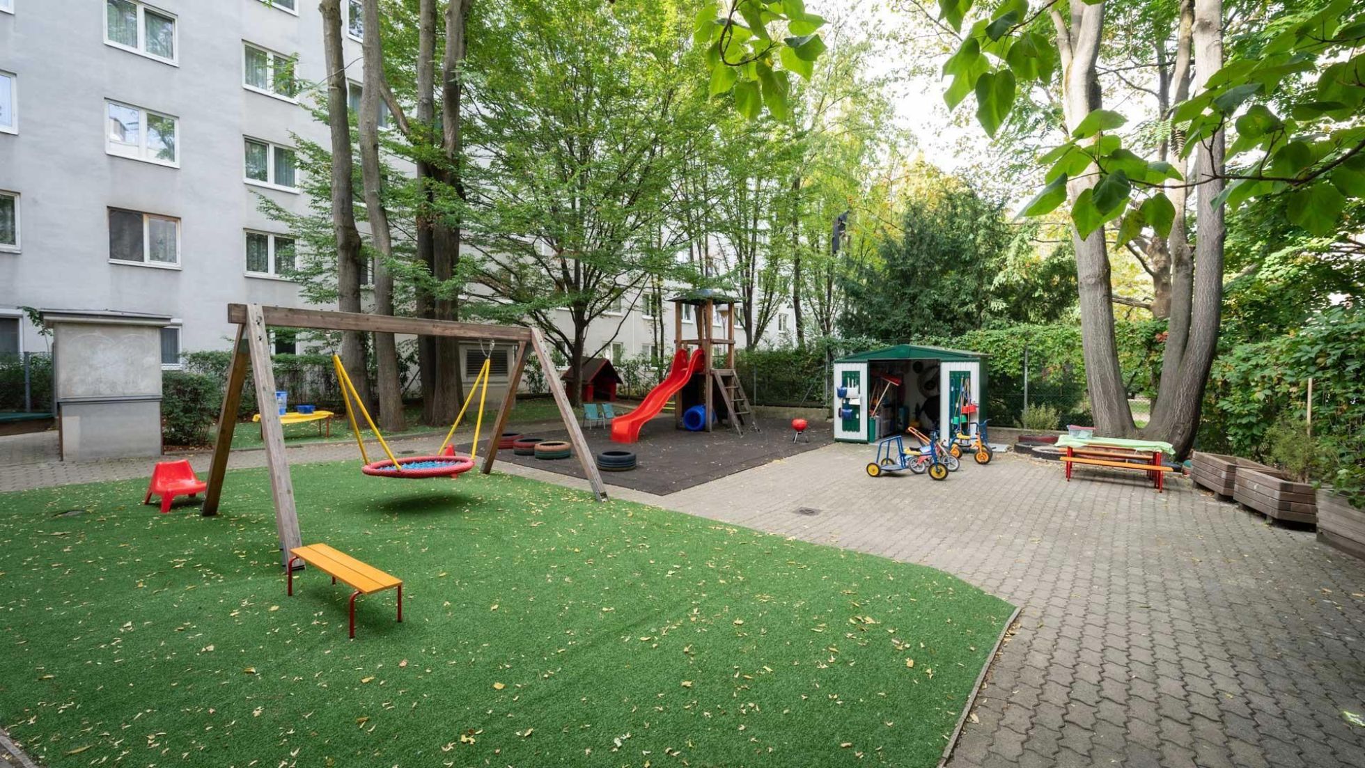 Außenbereich Kindergarten Tanbruckgasse 26