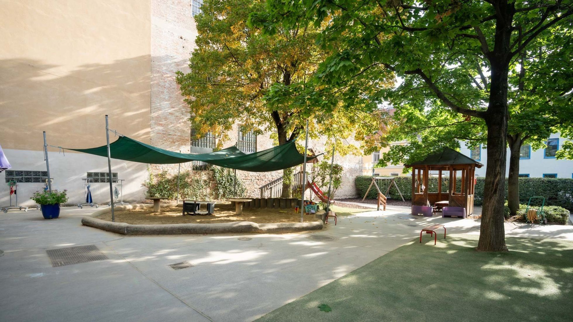 Außenbereich Kindergarten Kendlerstraße 10