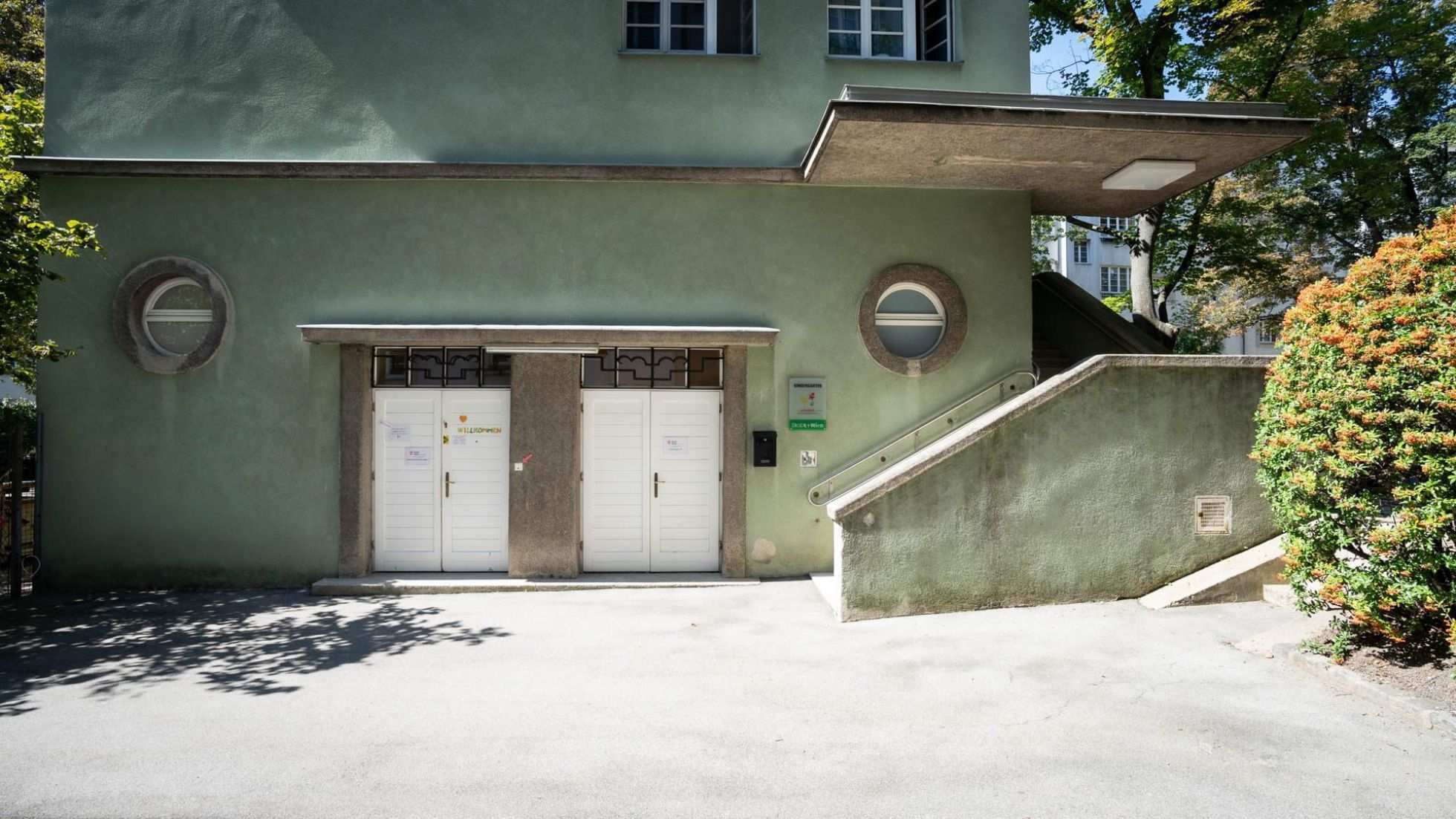 Gebäude Kindergarten Linzer Straße 128