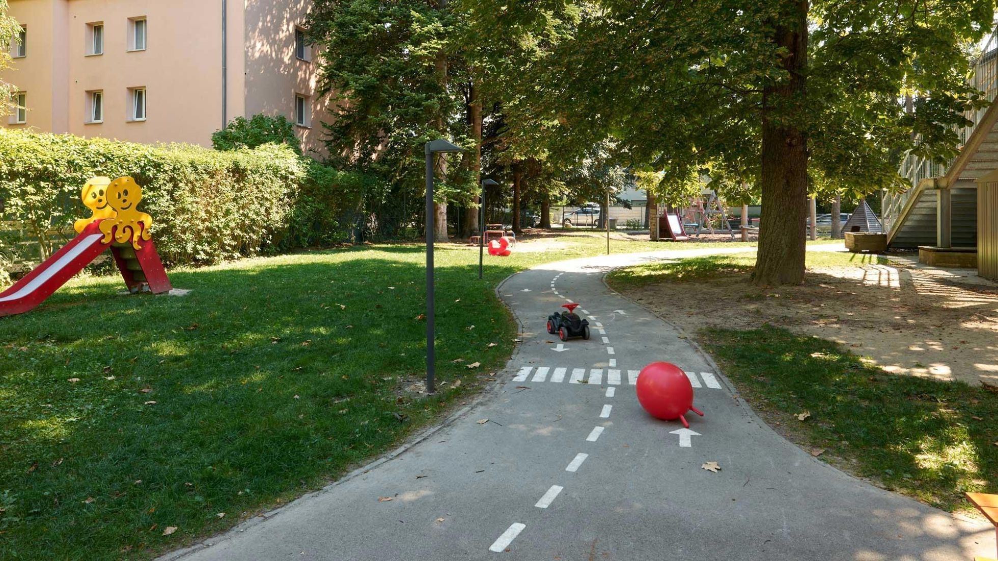 Außenbereich Kindergarten Kanitzgasse 8