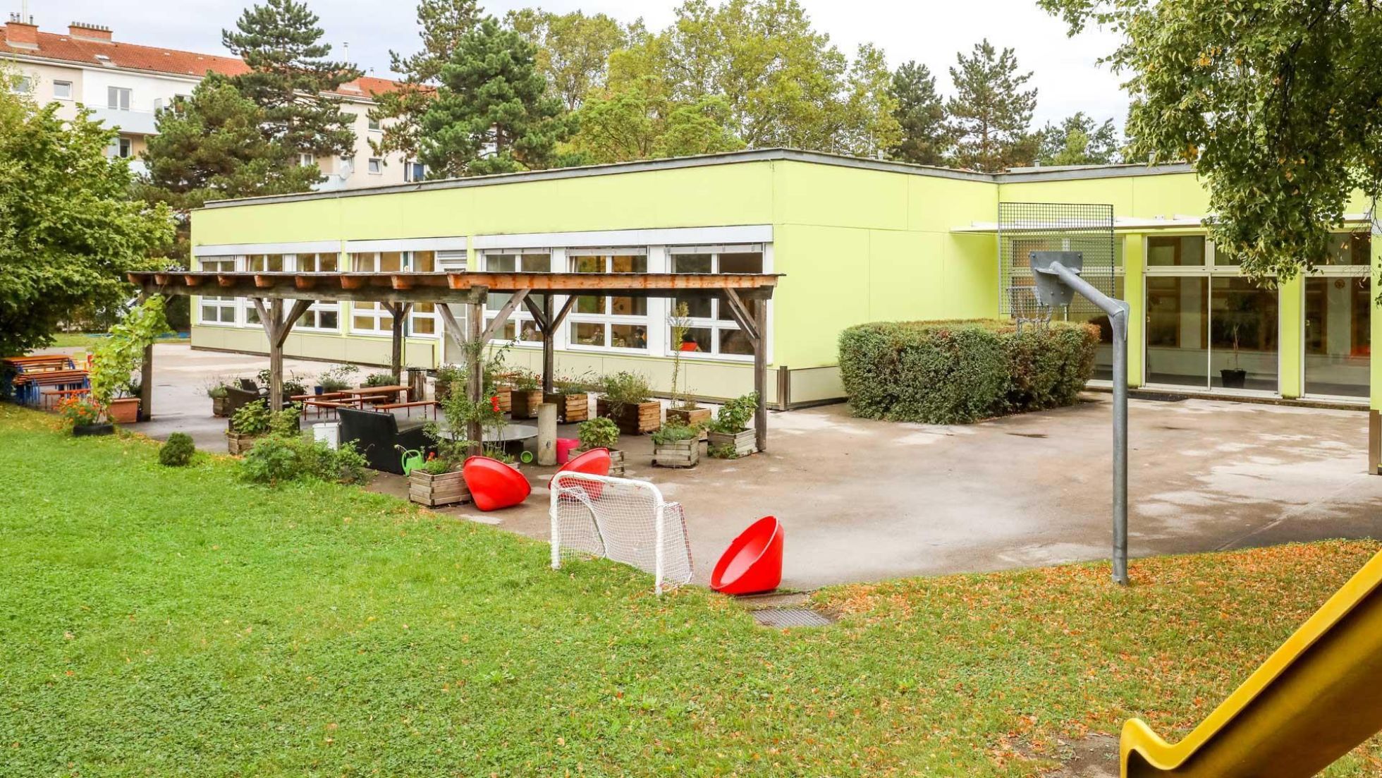 Außenbereich Kindergarten Labanweg 3