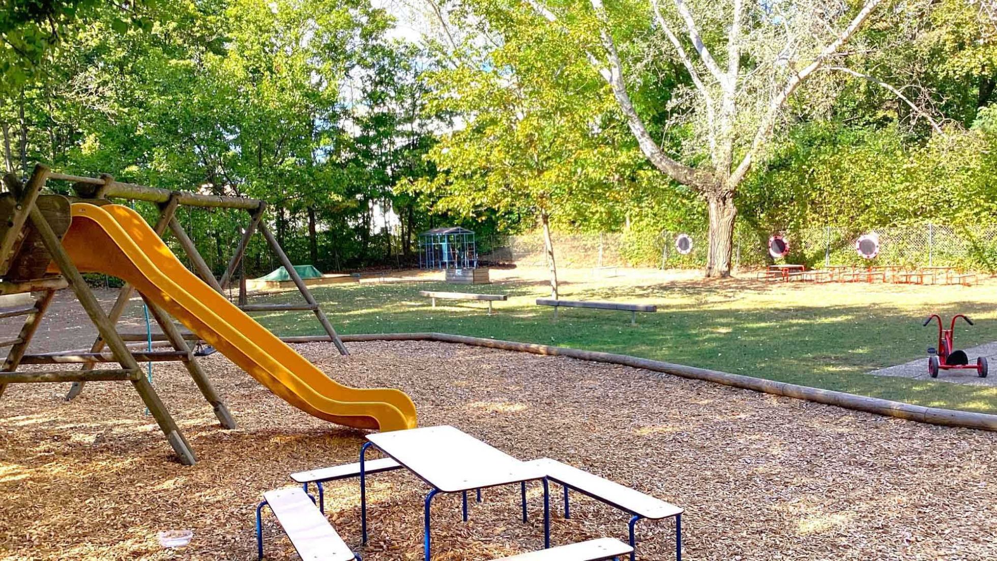 copyright: Kinderfreunde Außenbereich Kindergarten Franz-Koci-Straße 47