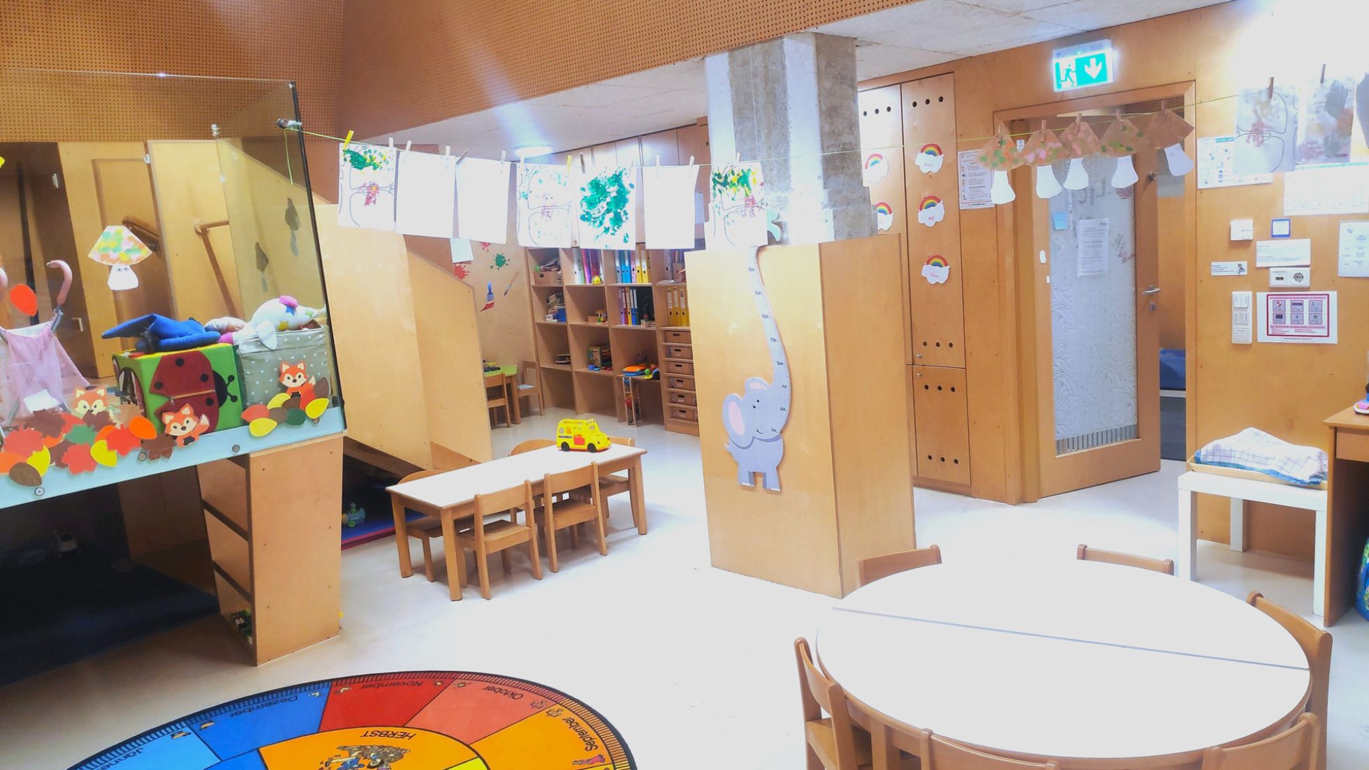 Außenbereich Kindergarten Schloß Schönbrunn Hofküchentrakt´