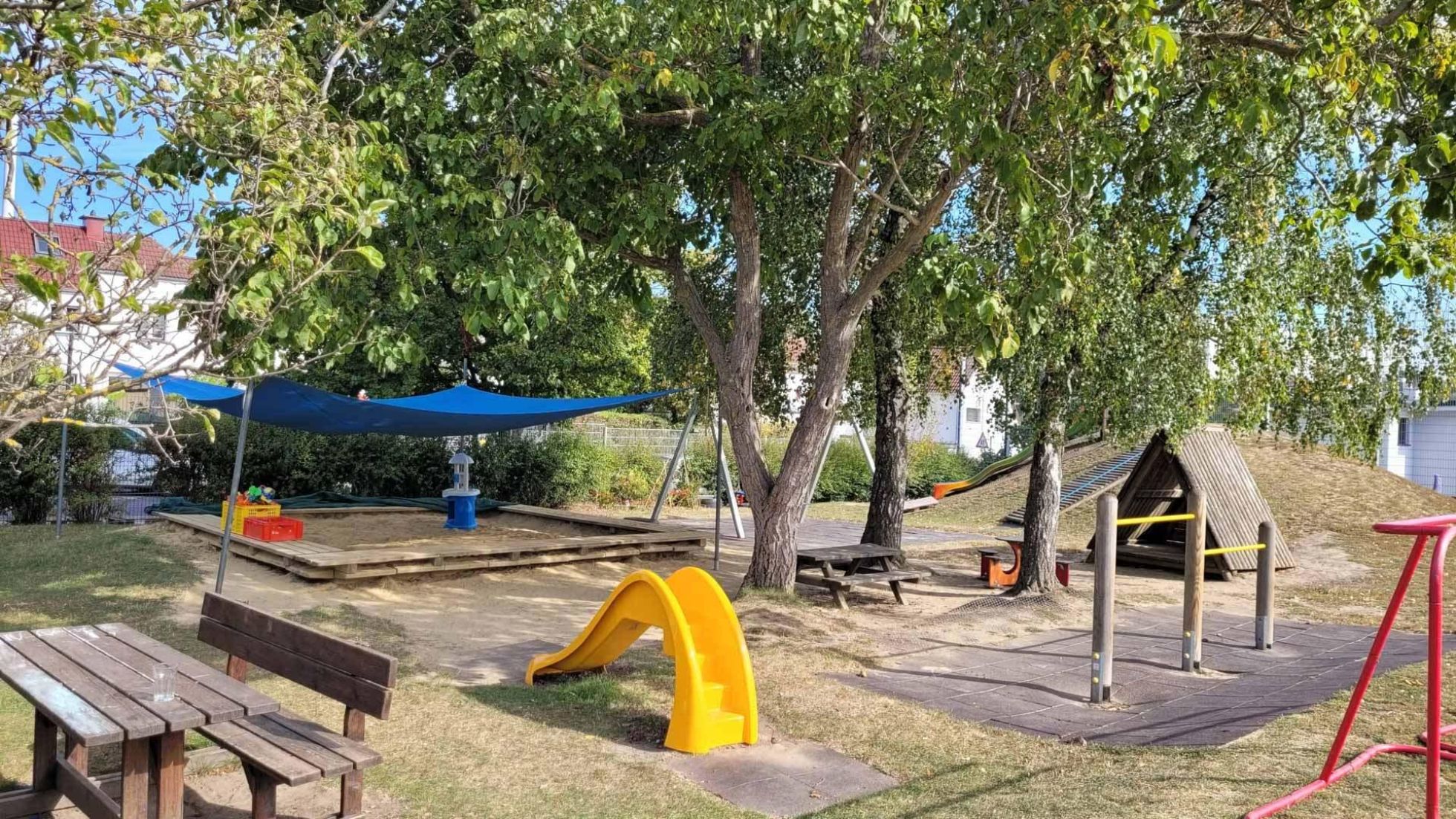 Außenbereich Kindergarten Achtundvierzigerplatz 44
