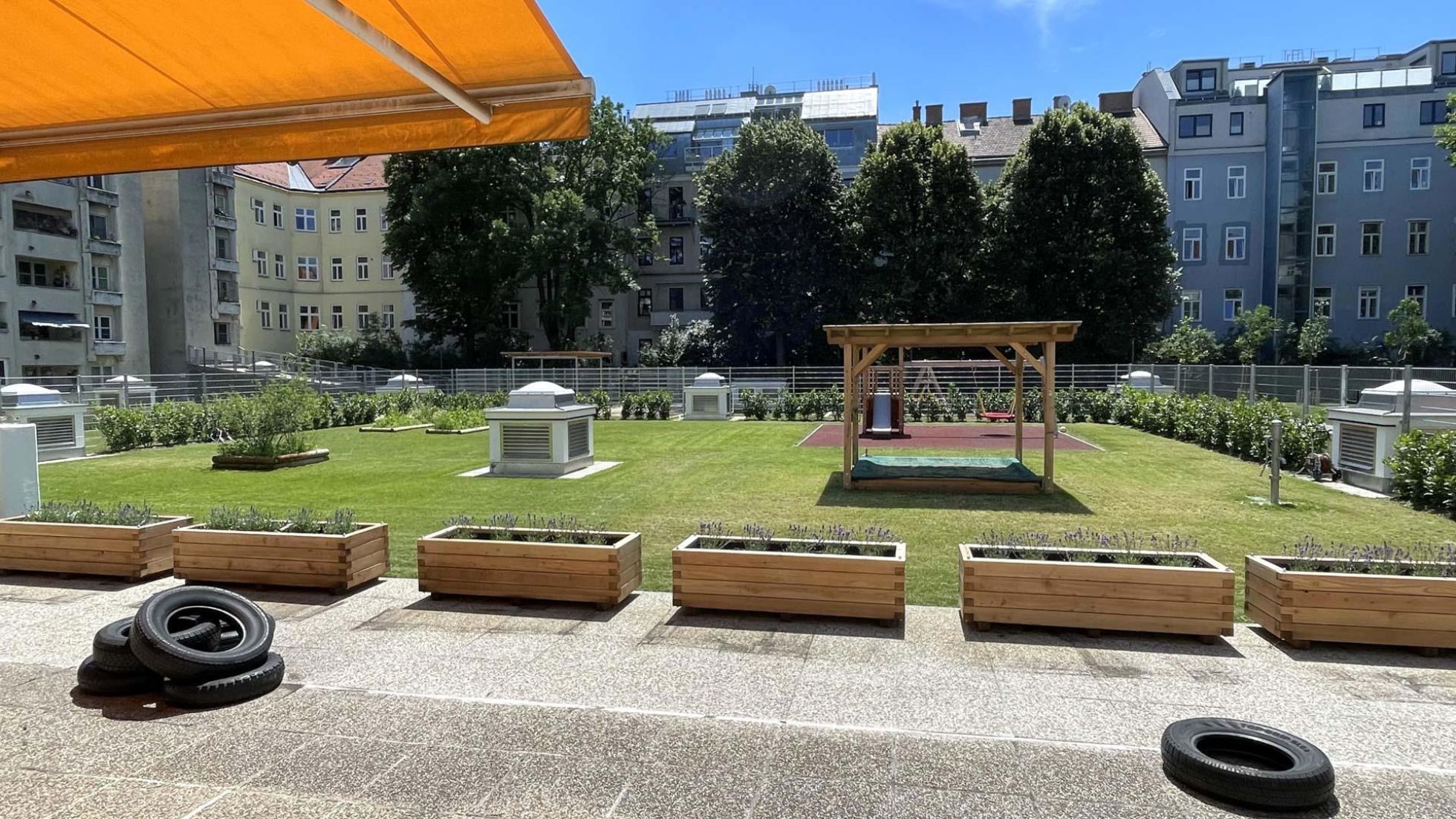 Außenbereich Kindergarten Weiglgasse 5-11