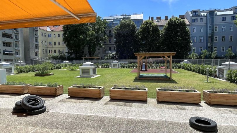 copyright: Kinderfreunde Außenbereich Kindergarten Weiglgasse 5-11