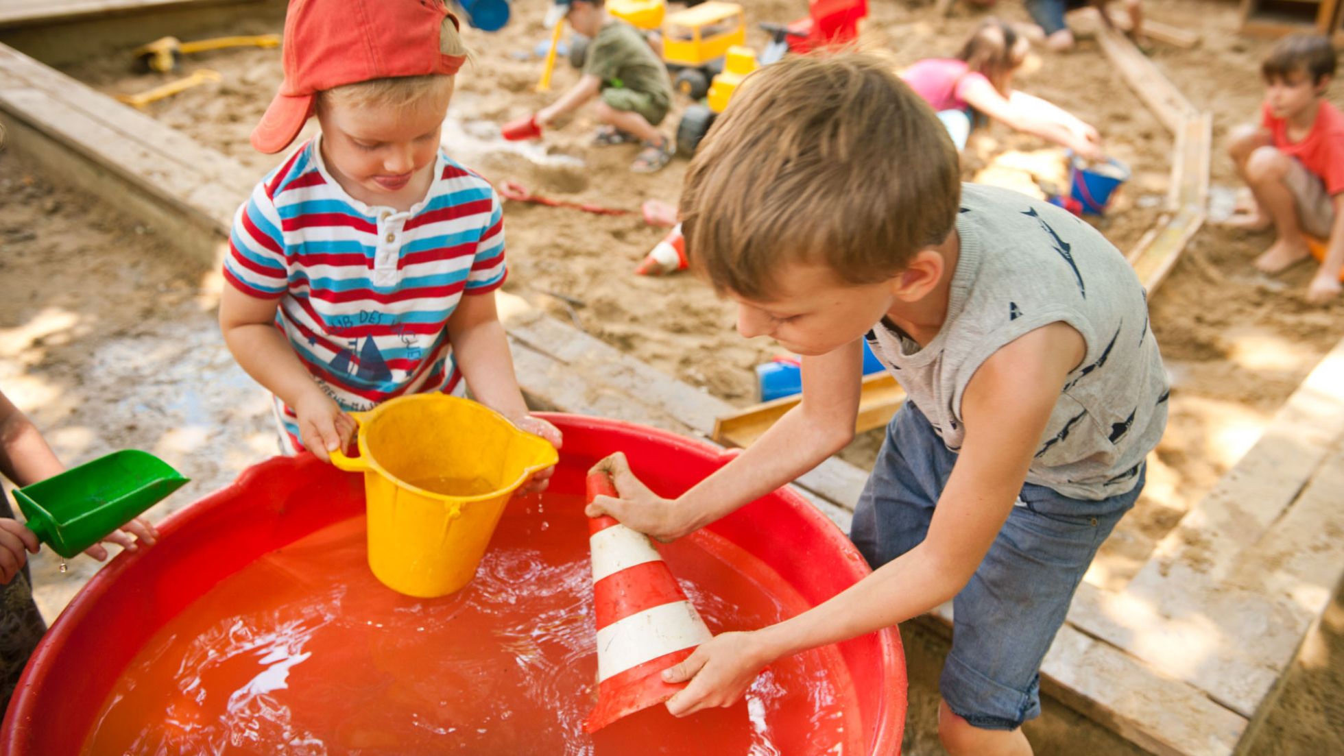 Außenbereich Kindergarten Jagdschloßgasse 2