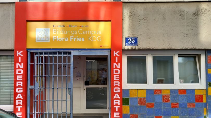 copyright: Helga Bauer Gebäude Kindergarten Fünfhausgasse 23-25