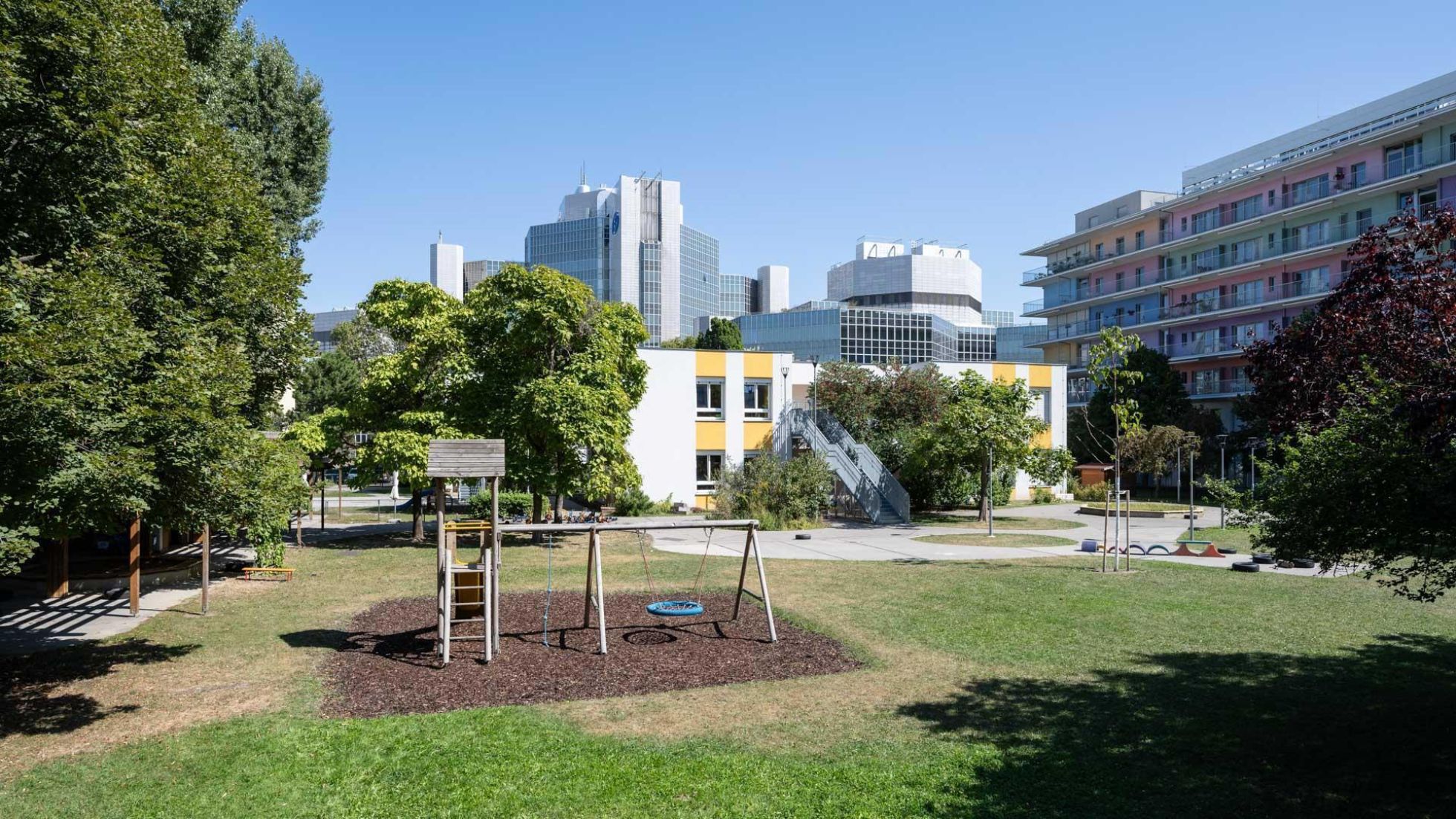 Außenbereich Kindergarten Engerthstraße 152A