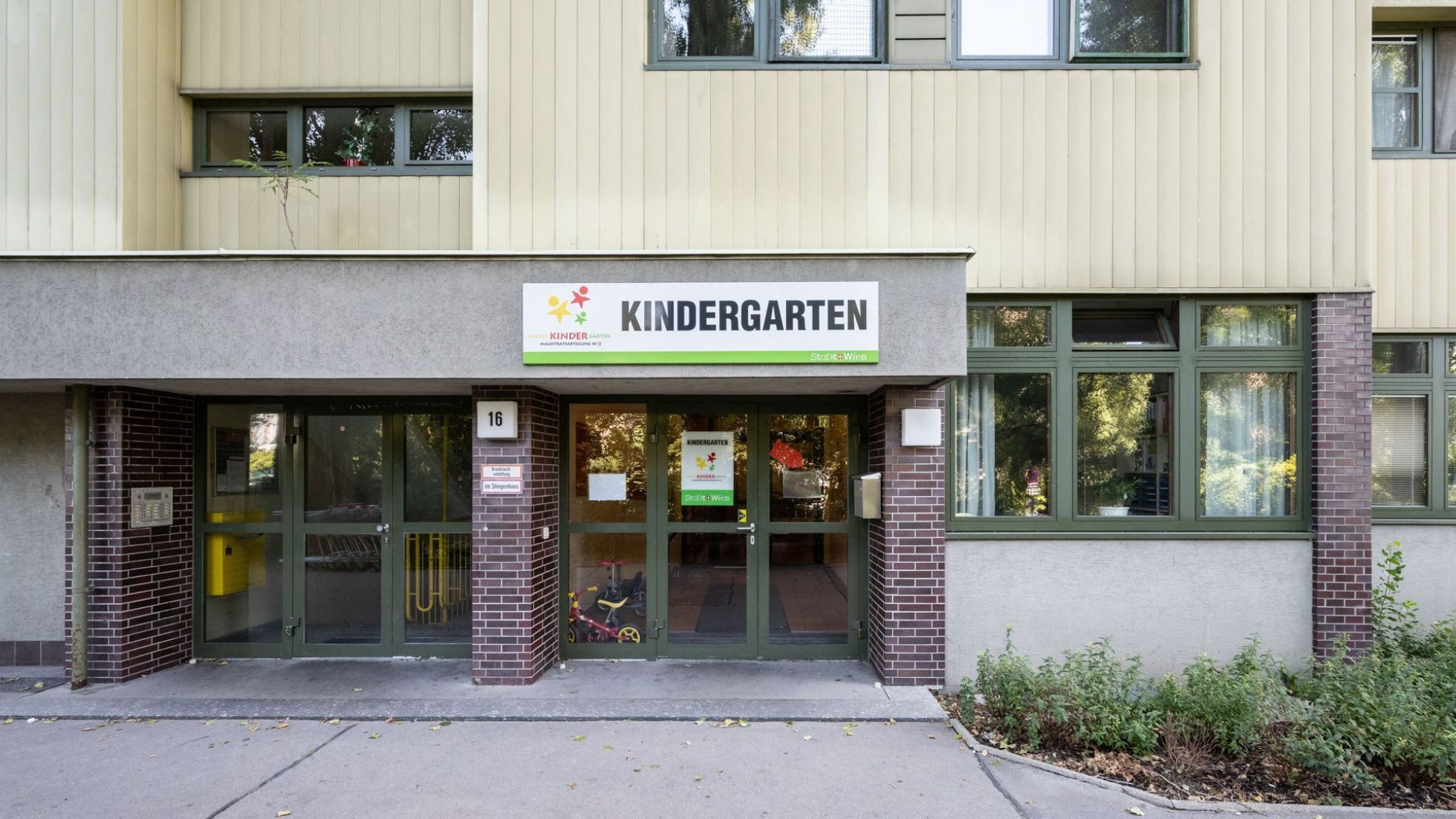 copyright: MA 10/Johannes Wiedl Gebäude Kindergarten Engerthstraße 249-25317