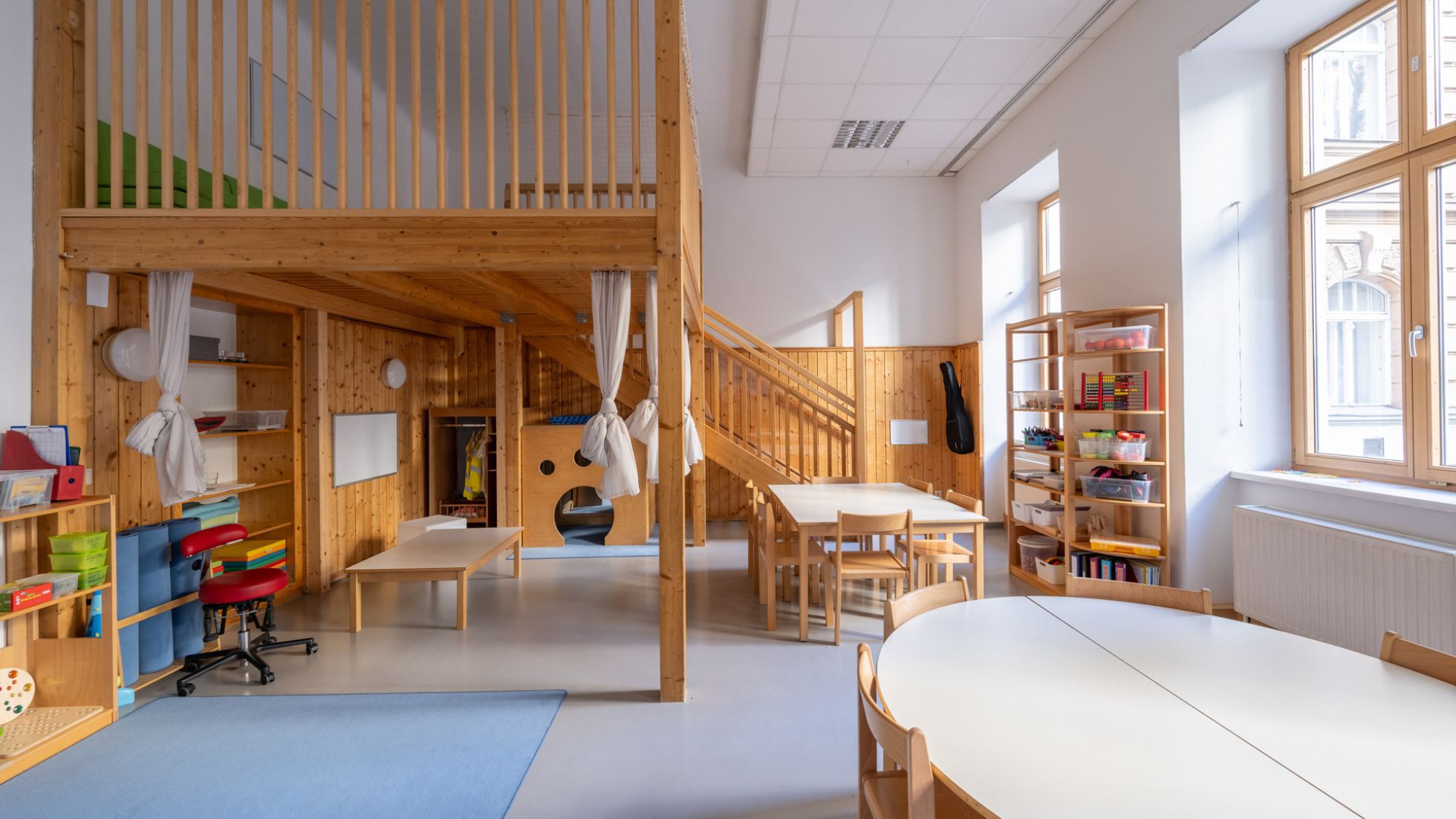 copyright: MA 10/Johannes Wiedl Innenbereich Kindergarten Kleine Sperlgasse 2a