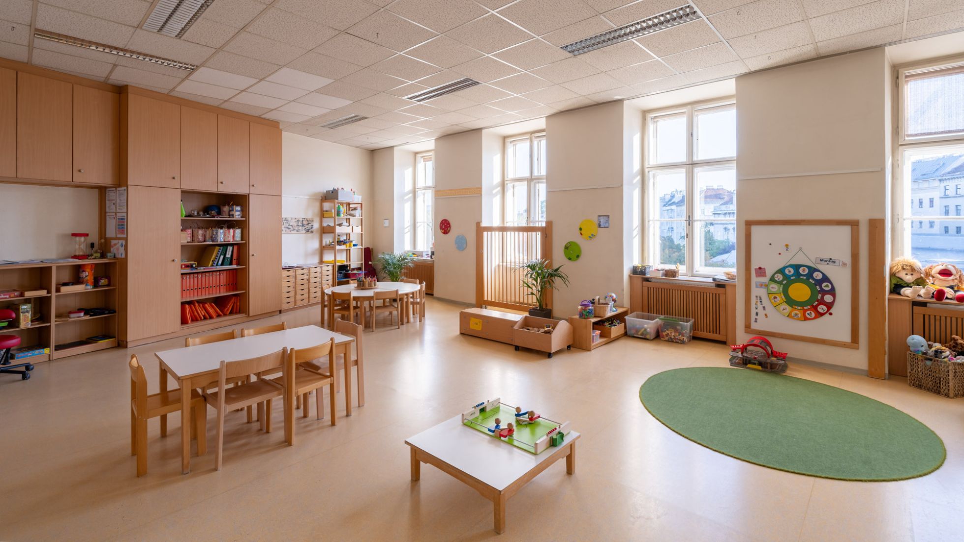 Innenbereich Kindergarten Obere Augartenstraße 68