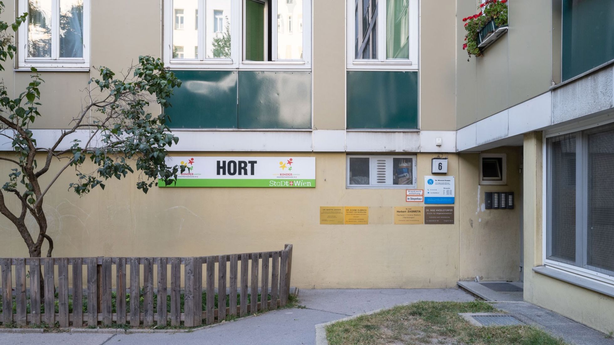 copyright: MA 10/Johannes Wiedl Gebäude Kindergarten Zirkusgasse 5