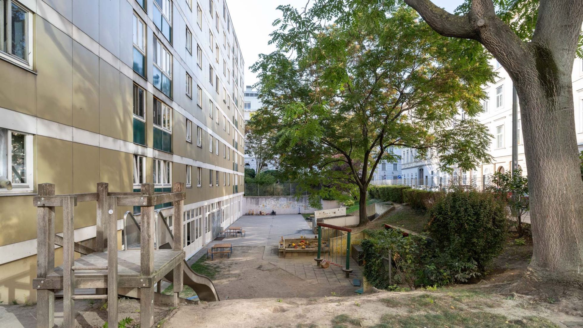 Außenbereich Kindergarten Zirkusgasse 5