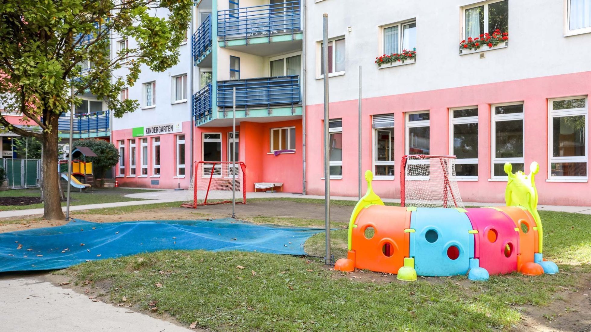 Außenbereich Kindergarten Leystraße 2-4