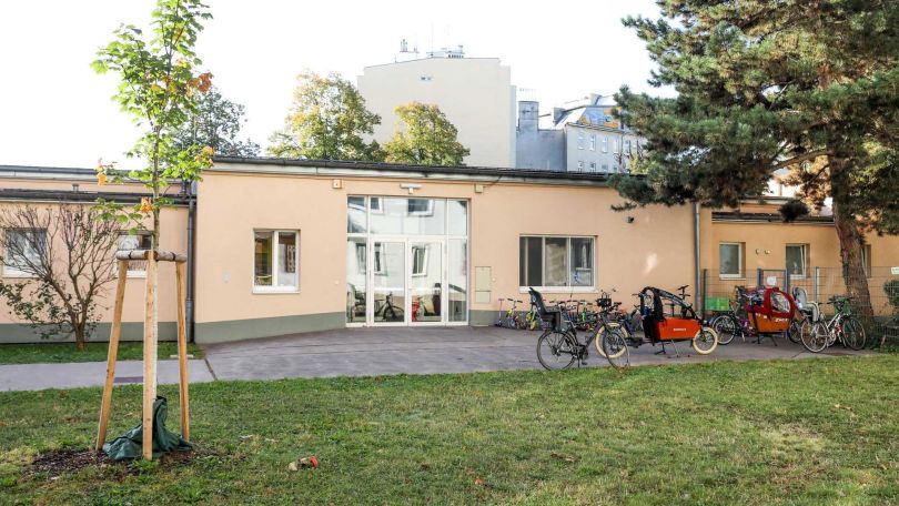 copyright: MA10/Christian Fürthner Gebäude Kindergarten Pappenheimgasse 22a