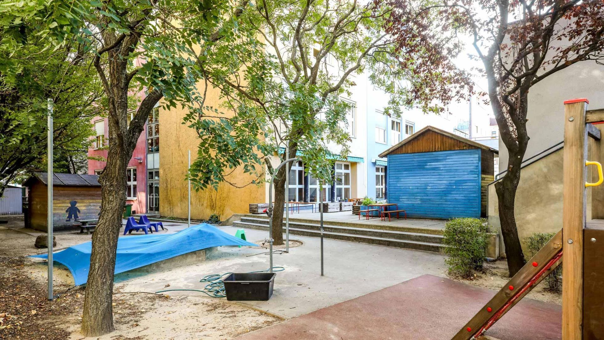 Außenbereich Kindergarten Treustraße 55