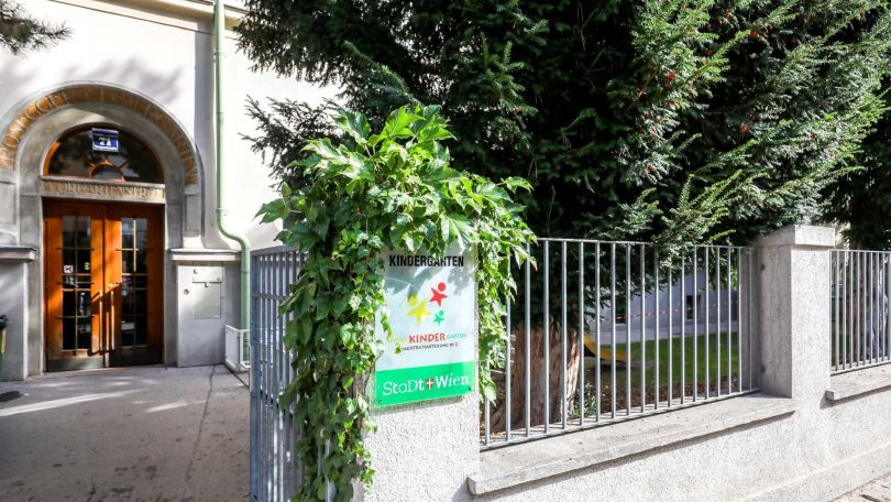 copyright: MA10/Christian Fürthner Gebäude Kindergarten Vorgartenstraße 71