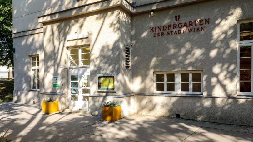 copyright: MA10/Christian Fürthner Gebäude Kindergarten Rosa-Luxemburg-Gasse 5