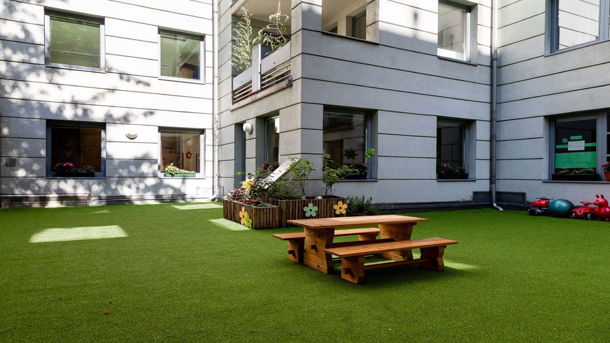 Außenbereich Kindergarten Theresianumgasse 7