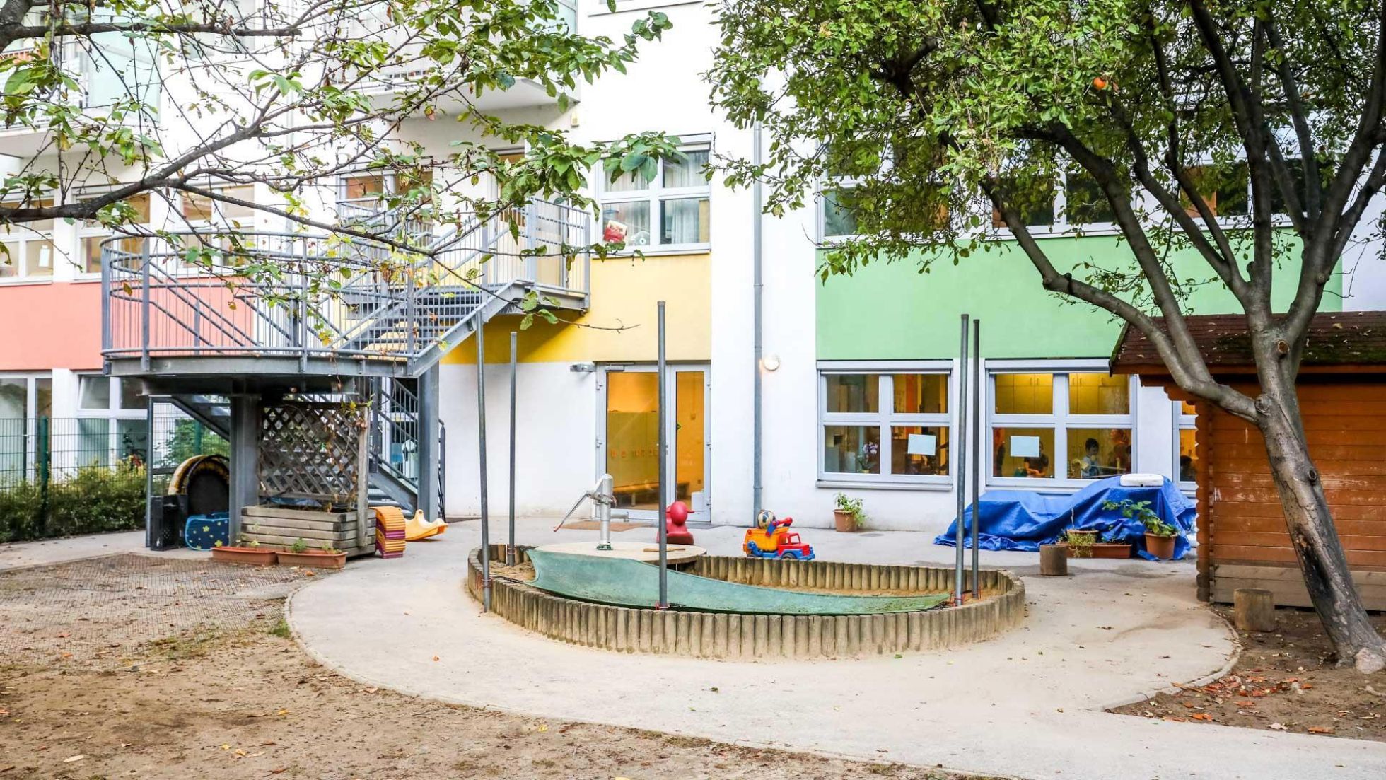 Außenbereich Kindergarten Pappenheimgasse 2