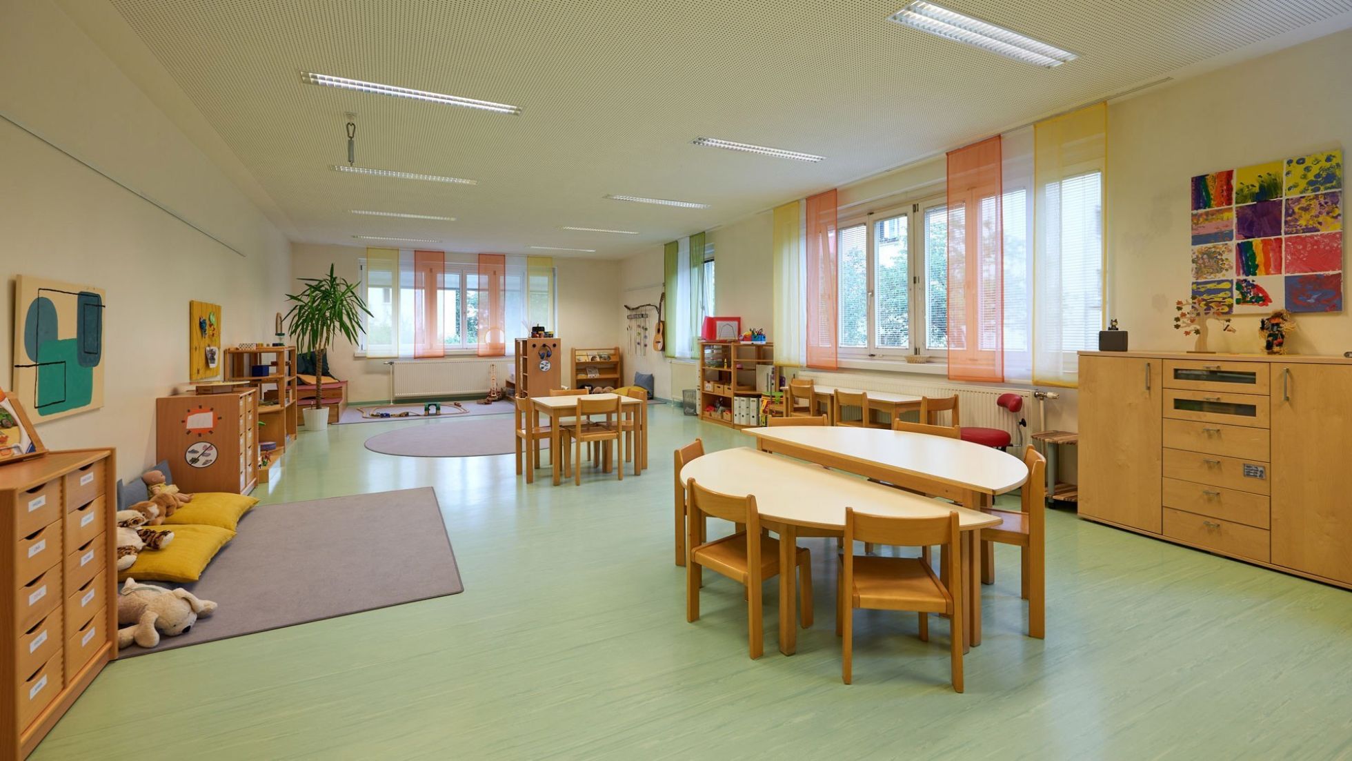 copyright: MA10/Markus Wache Innenbereich Kindergarten Gestettengasse 12-14