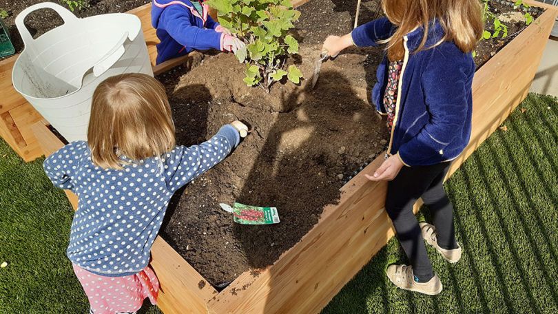 copyright: Nikolausstiftung Außenbereich Kindergarten Winckelmannstraße 32