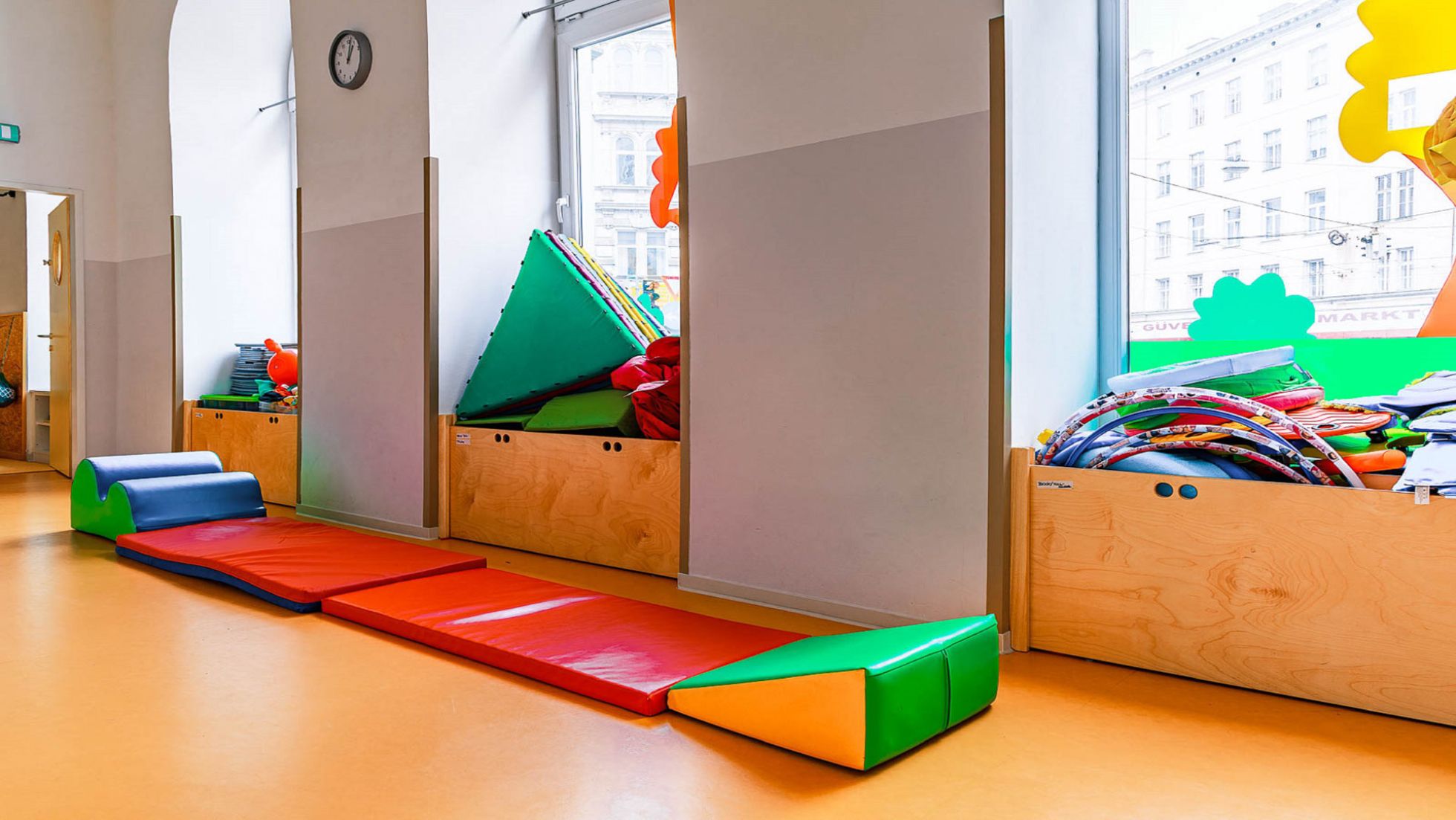 copyright: kindercompany Thomas Dalby Außenbereich Kindergarten Rasumofskygasse 9-11