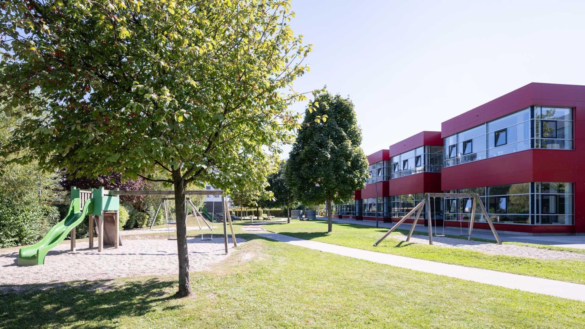 copyright: MA 10/Johannes Wiedl Außenbereich Kindergarten Ernst-Melchior-Gasse 9