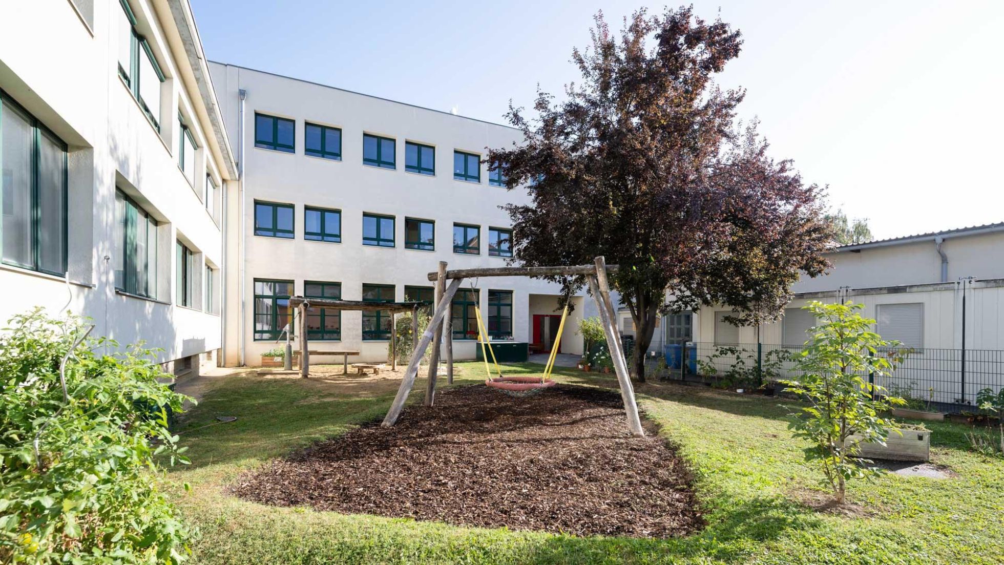 Außenbereich Kindergarten Obere Augartenstraße 1
