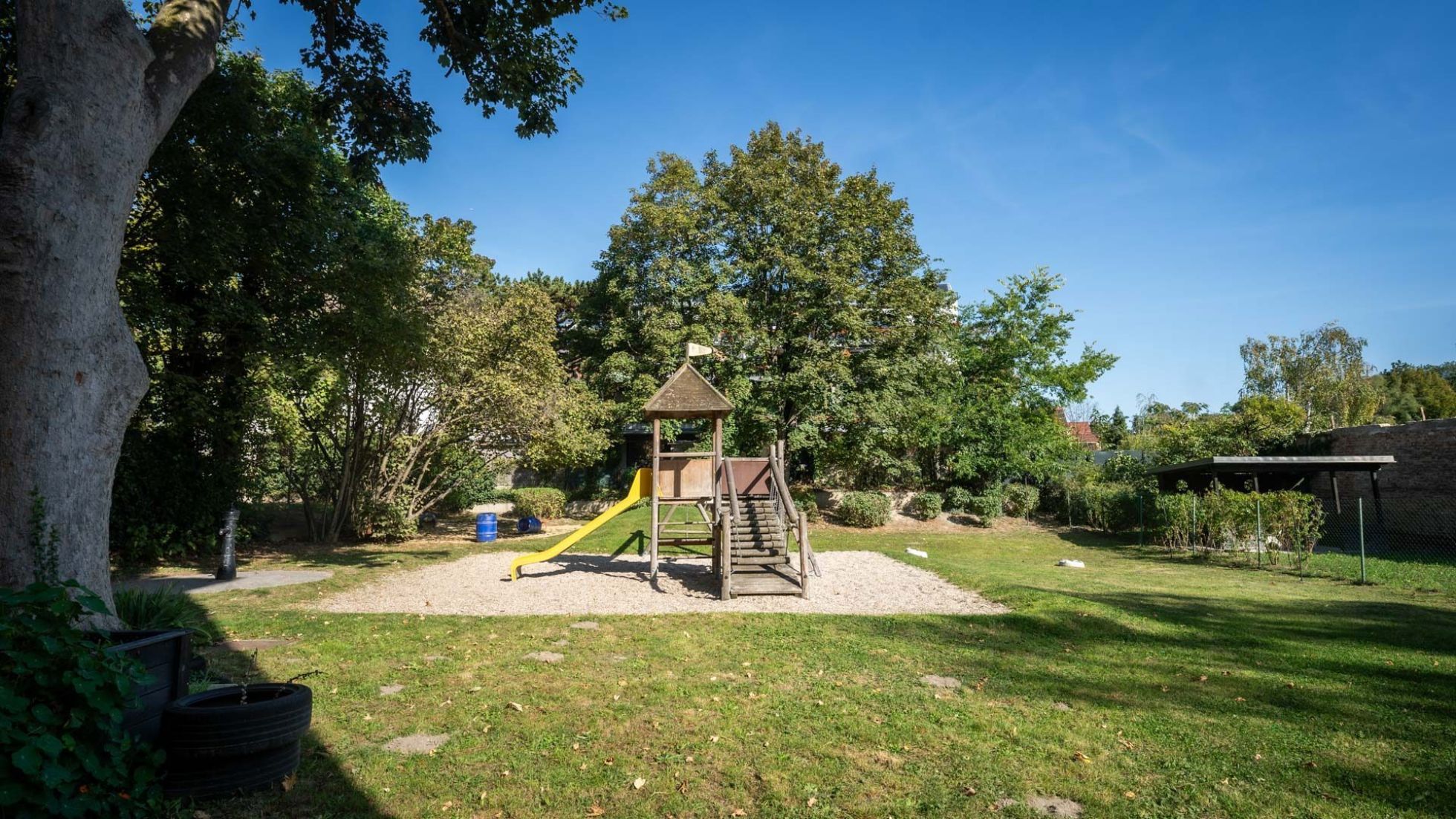 Außenbereich Kindergarten Langobardenstraße 207