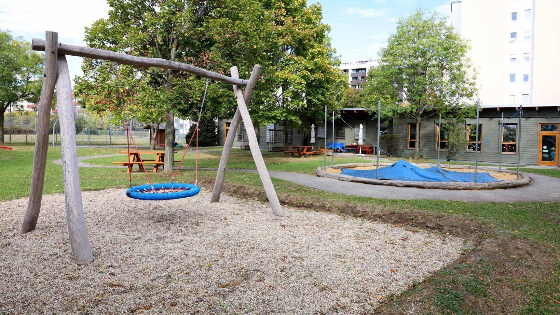 Außenbereich Kindergarten Markomannenstraße 11