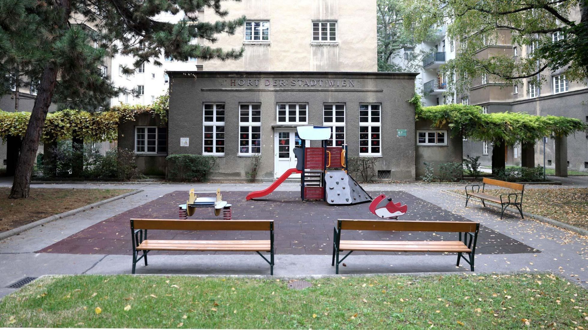 Außenbereich Kindergarten Friesenplatz 1-2