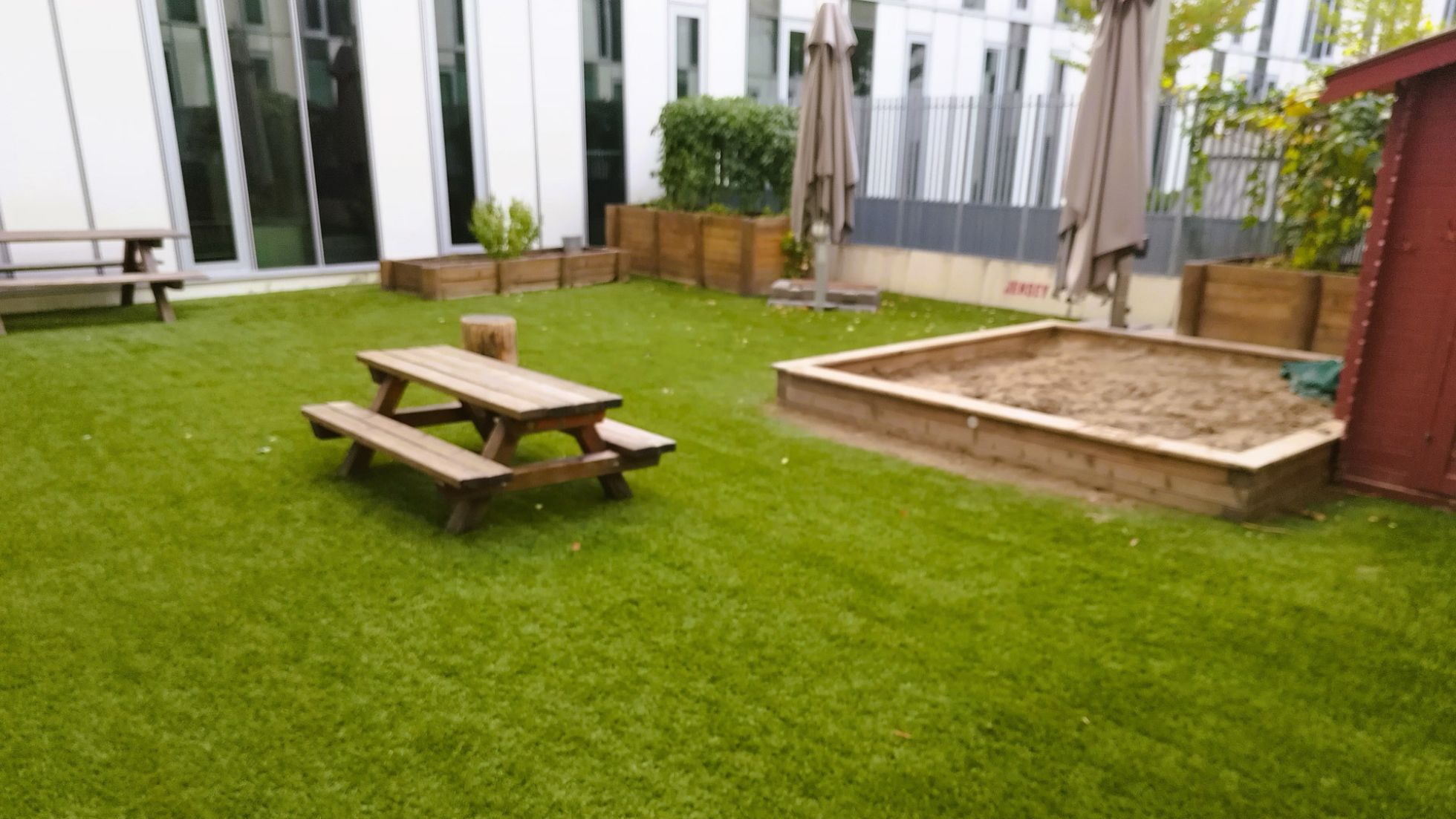 Außenbereich Kindergarten Landstraßer Hauptstraße 1A