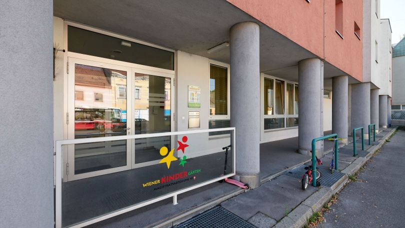 copyright: MA10/Markus Wache Gebäude Kindergarten Breitenfurter Straße 305-311