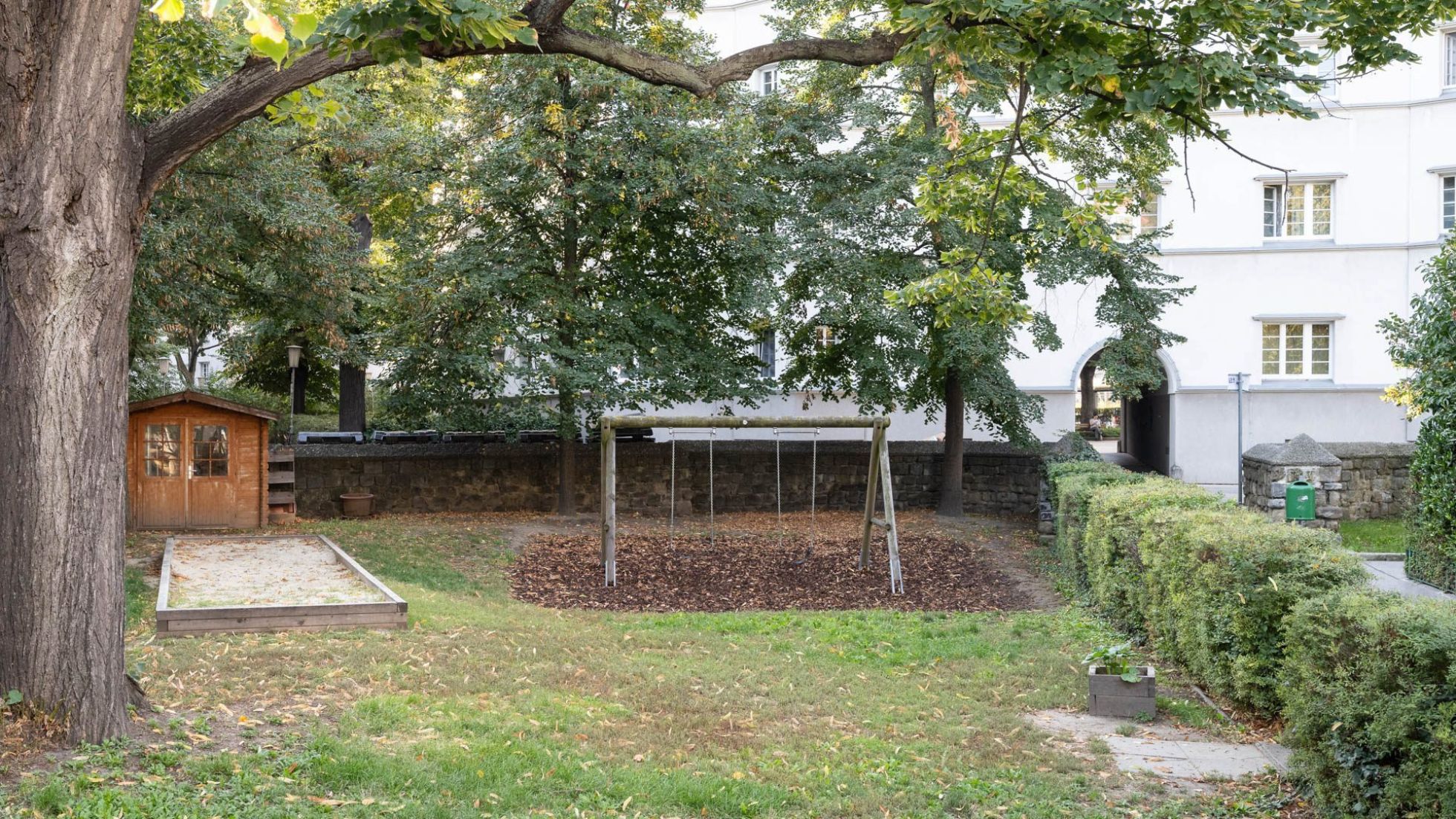 copyright: MA 10/Johannes Wiedl Außenbereich Kindergarten Erdberger Lände 54