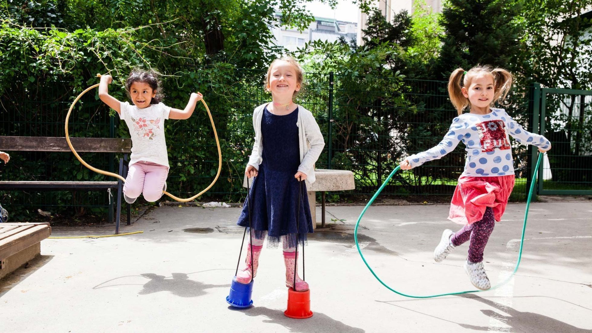 Außenbereich Kindergarten Gumpendorfer Straße 116
